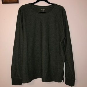 Men’s deep olive thermal